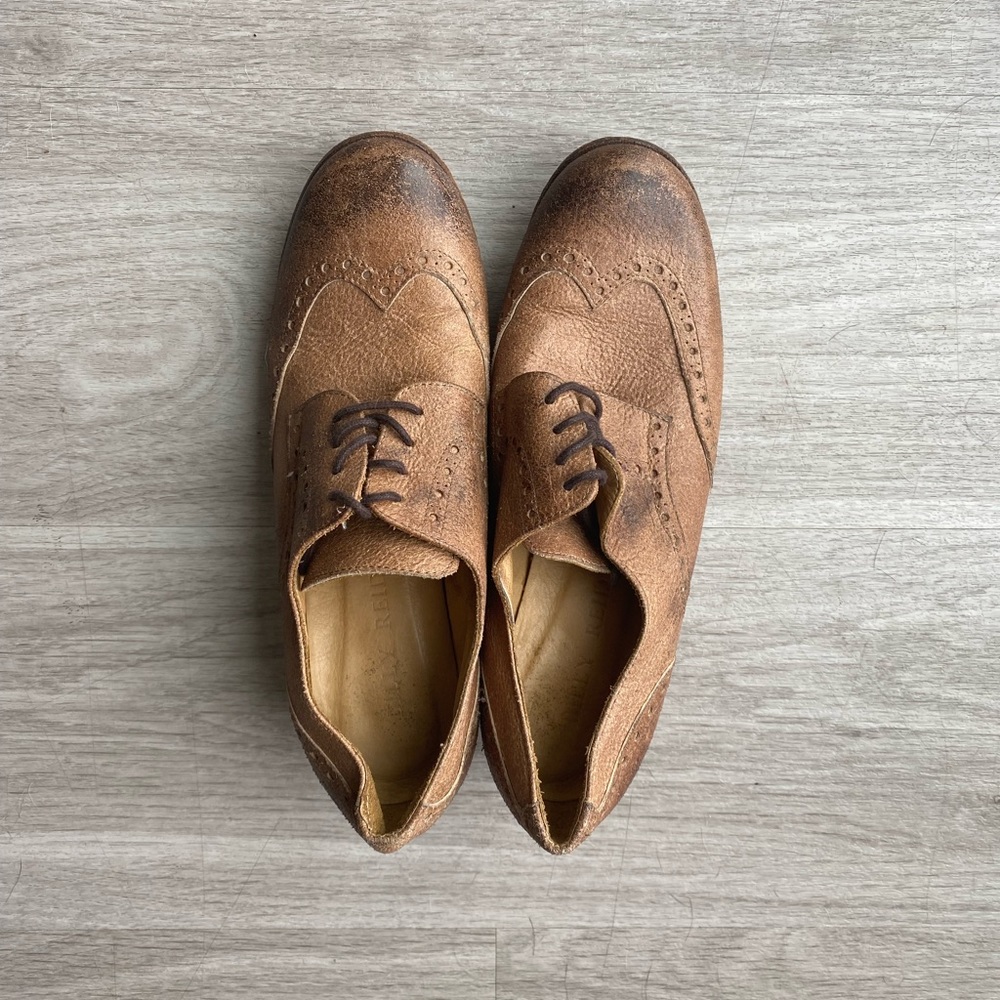 Billy Reid: Women’s Brown Leather Dress Shoes, Size 8